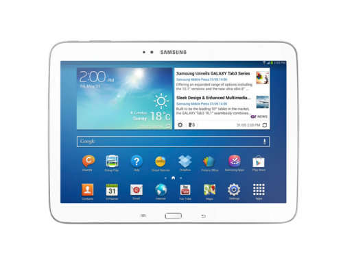 Samsung Galaxy Tab 3, 10.1, 3G and Wifi, 32gb, white, like new. Including cover and keyboard.