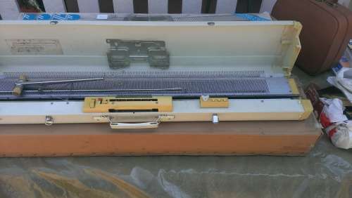 3 knitting machines & 1 stand