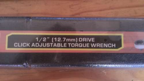 TORQUE WRENCH CLICK TYPE 12.7mm
