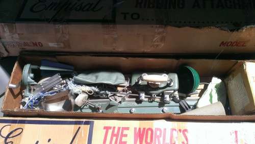 Empisal Knitting Machine and Ribber Bundle (Proceeds donated to charity)