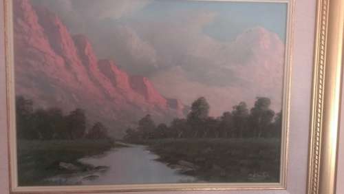 Michael Albertyn Snr. Original Oil. (Proceeds donated to charity)