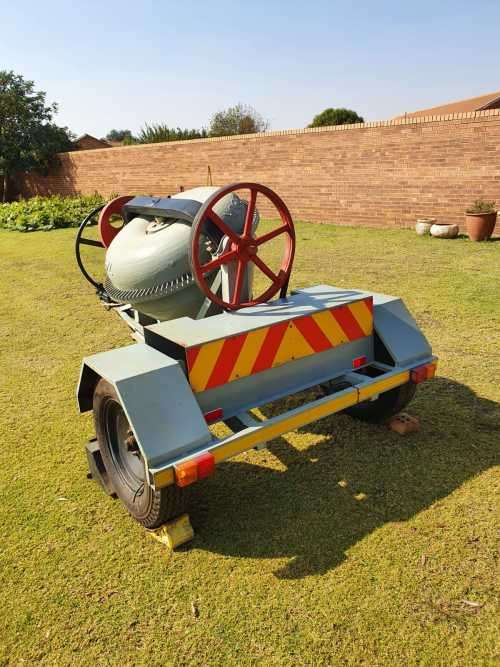 Electric Cement/Concrete Mixer on Trailer (Proceeds donated to charity)