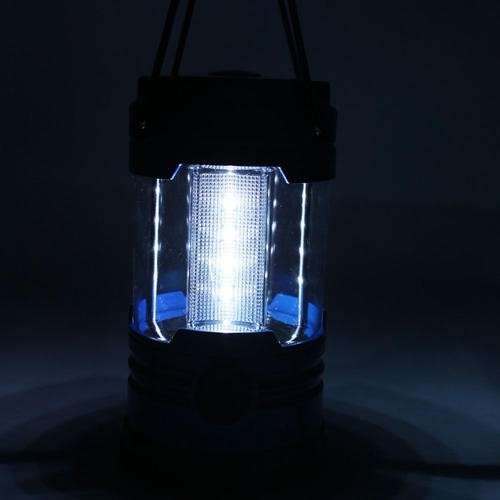 Camping Lantern Bivouac Hiking Camping Light 12 LED Lamp Portable with Compass