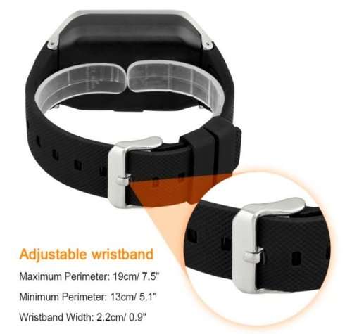 Smart Watch Phone - SIM CARD, Bluetooth, Camera, Sleep Monitor, SD Card, MP3 etc. - Silver