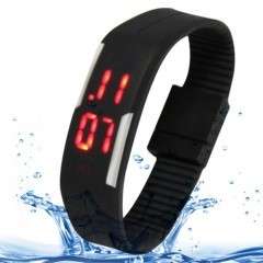 Fashion Waterproof Silicone Bracelet Watch with LED Display