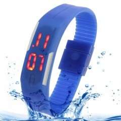 Fashion Waterproof Silicone Bracelet Watch with LED Display