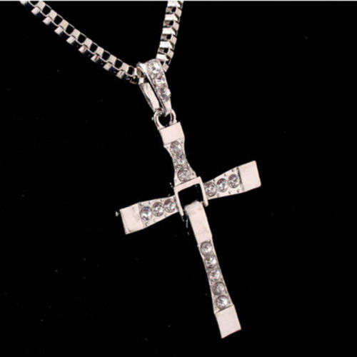 Dominic Toretto¿s The Fast And Furious 7 Men Cross Pendant Fashion Necklace Gift