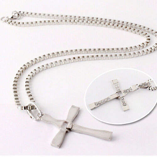 Dominic Toretto¿s The Fast And Furious 7 Men Cross Pendant Fashion Necklace Gift