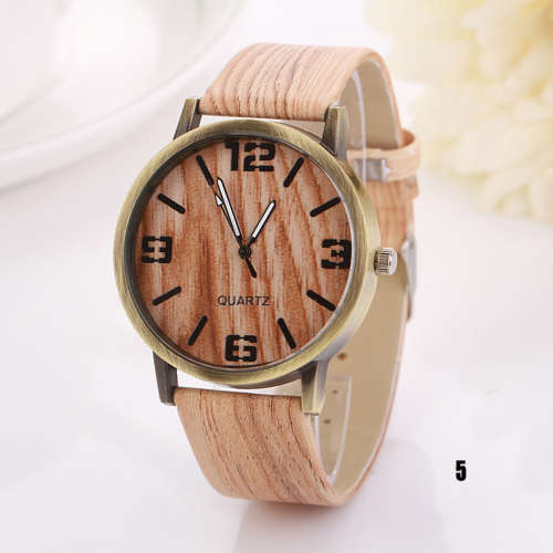 Men or ladies Wooden Wrist Watch - Analog Classic Movement Vintage Quartz