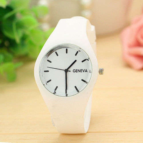 Ladies Silicon/Rubber GENEVA Wrist Watch