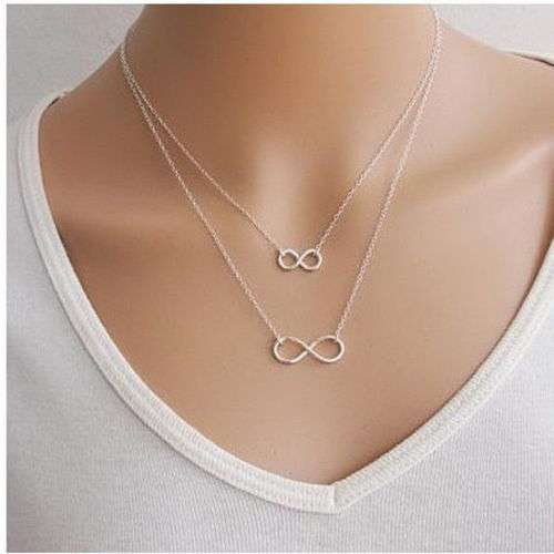 Infinity Silver Necklace/Chain
