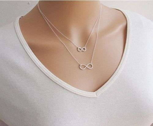 Infinity Silver Necklace/Chain