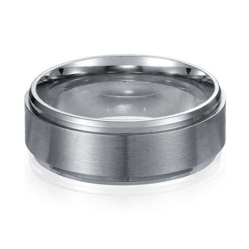 Stainless Steel Silver Ring - Size 12