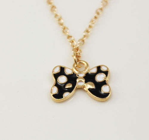 Bowknot Necklace, Pendant and Earring Set
