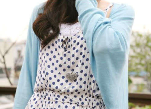 Retro Carved Heart Long Necklace