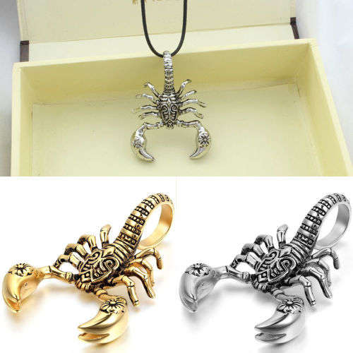 Vintage Gold Scorpion Necklace