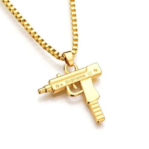 Fun Machine Gun Pendant Necklace
