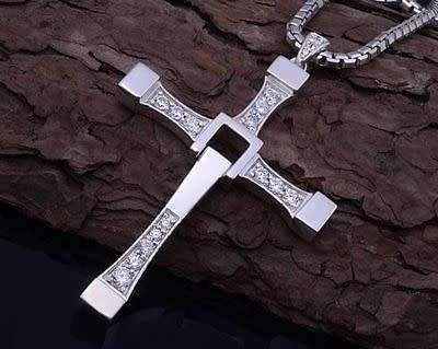 The FAST and The FURIOUS Dominic Toretto's Cross Pendant Chain Necklace
