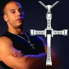 The FAST and The FURIOUS Dominic Toretto's Cross Pendant Chain Necklace