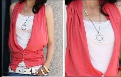 Fashionable Silver Rhinestone Pendant Necklace