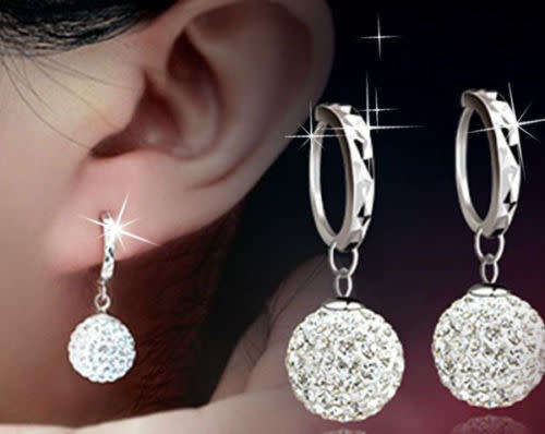 Whimsical Crystal Rhinestone Earrings