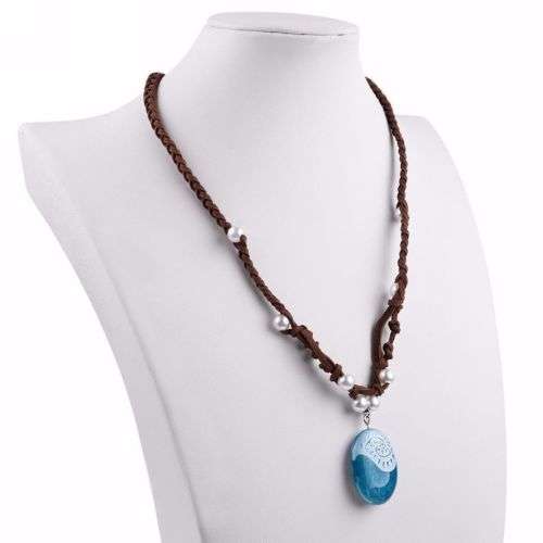 Moana Necklace Princess Heart of Te Fiti