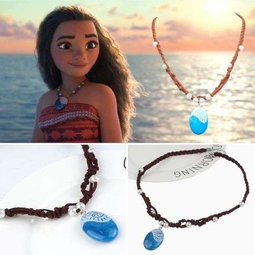 Moana Necklace Princess Heart of Te Fiti