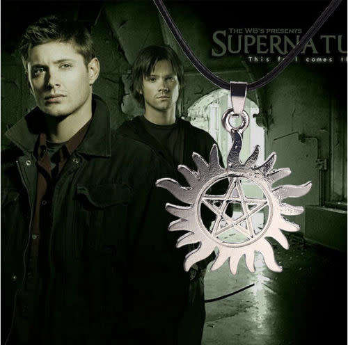 Supernatural Anti-Possession Symbol Tattoo Pendant Necklace