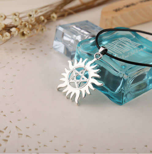 Supernatural Anti-Possession Symbol Tattoo Pendant Necklace