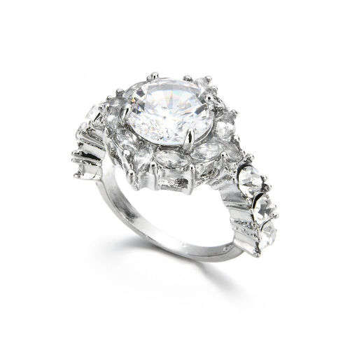 Elegant 925 Silver Sapphire Ring