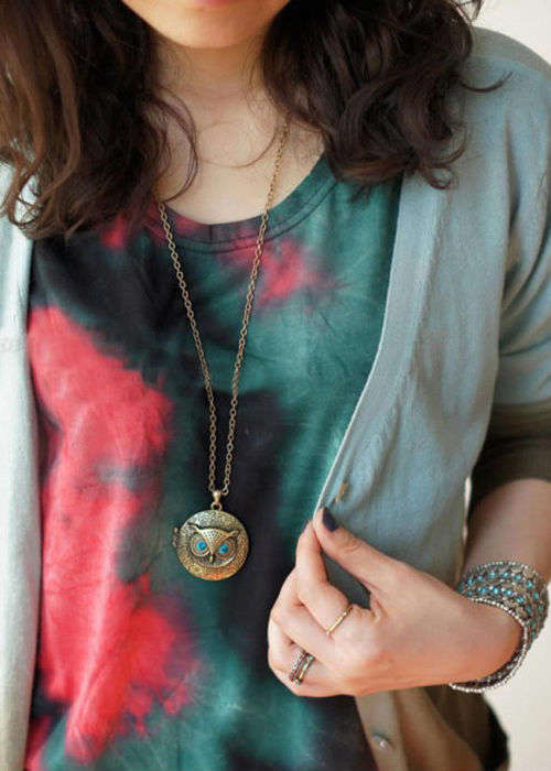 Elegant Owl Locket Necklace