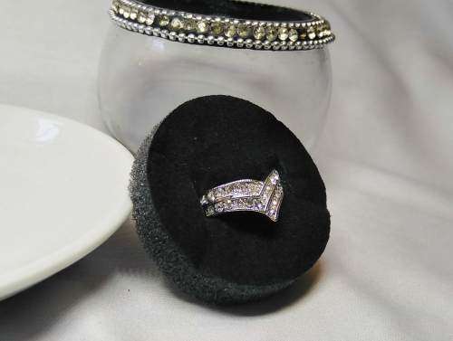 Gracefull Silver Topaz Ring