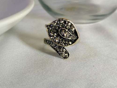 Whimsical Arum Lily Silver Ring