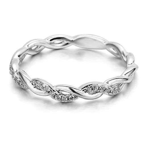 Elegant Dainty Silver Ring