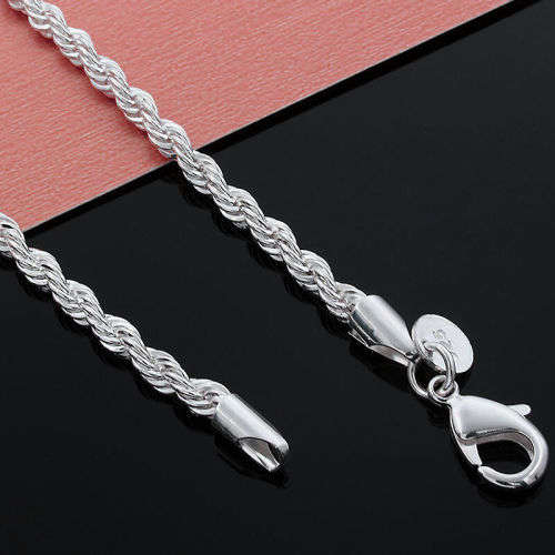 925 Silver Rope Necklace