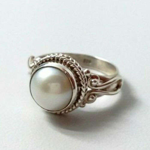 Antique White Pearl Ring