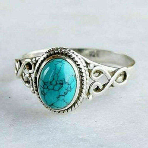Silver Turquoise Ring