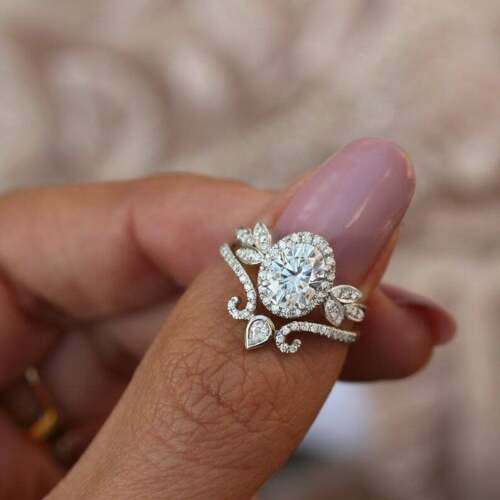 Silver White Sapphire CZ Ring (LAST ONE)