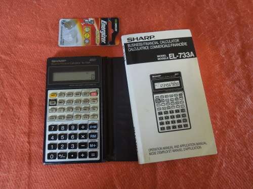 Sharp Financial Calculator - EL733A