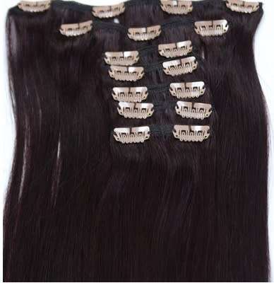 BRAZILIAN CLIP-IN 16" Color 1,2,4 or 5