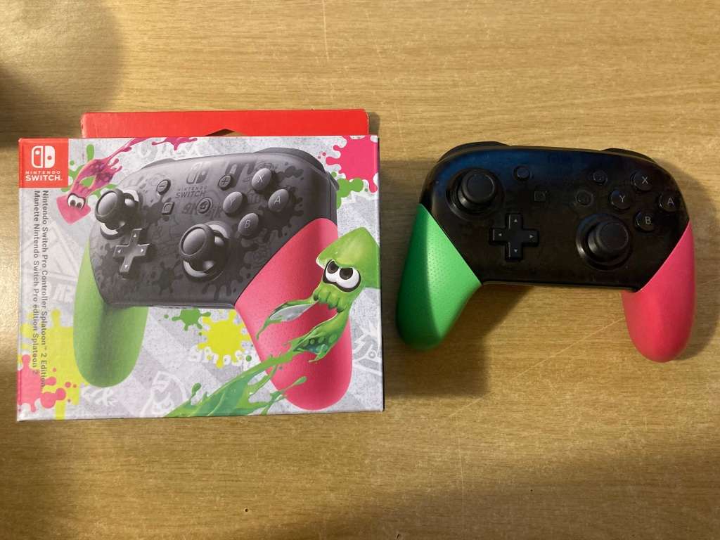 Nintendo Switch Pro Controller Splatoon 2 Edition [stick drift]
