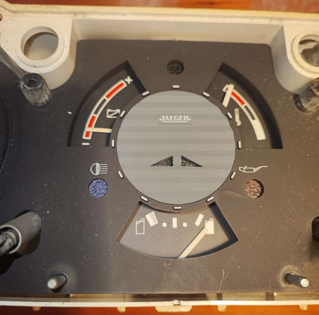 Jaeger vintage automobile instrument gauges