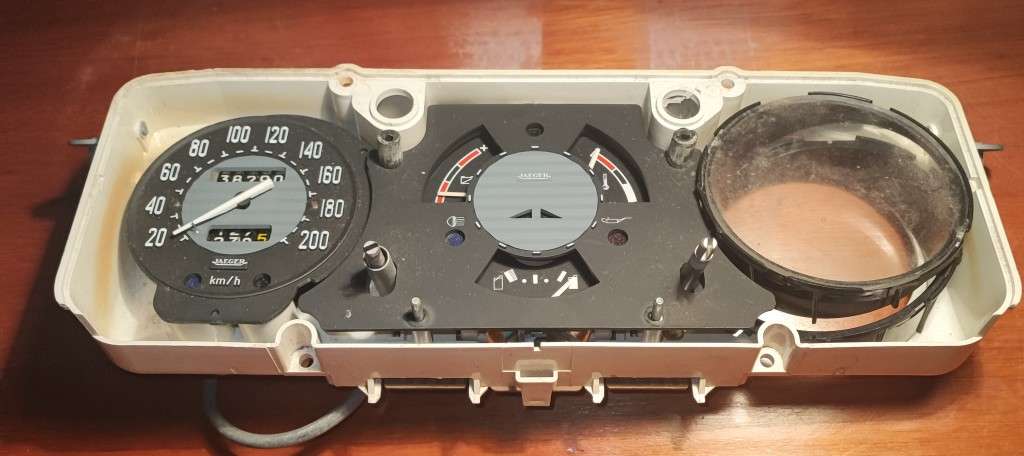 Jaeger vintage automobile instrument gauges