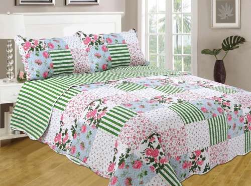 3PC QUILT SETS fits double & queen