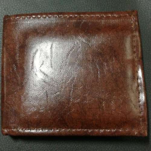 MENS WALLET  Patent Brown
