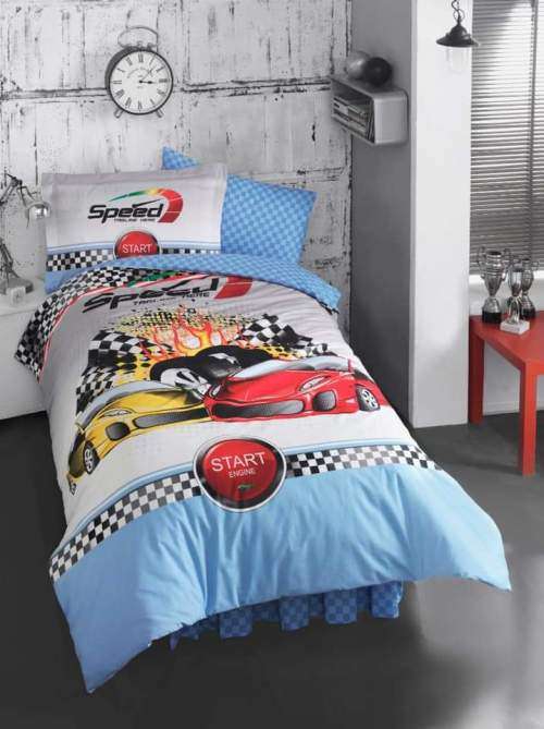KIDS 3|4 DUVET COVER SET Speed Racer boys