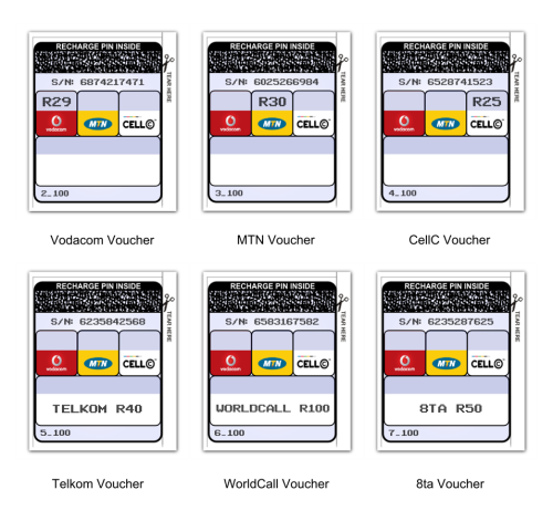 BULK AIRTIME PRINTING - NO AIRTIME PRINTER INCLUDED