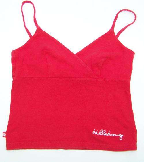 Red Billabong Top- Size 10