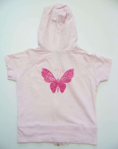 Light Pink Butterfly Top - Size 34