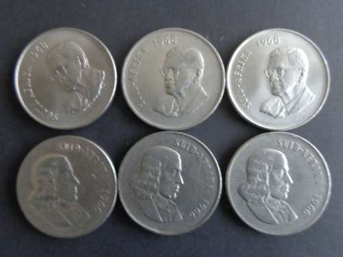 141 RSA 1965-69 Coins with few Proof coins